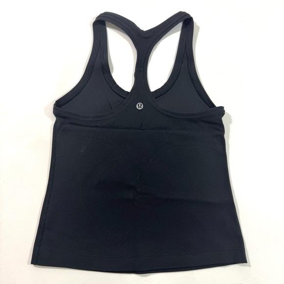 Lululemon Cool Racer Back Tank Top Black Short Length - Picture 2 of 4